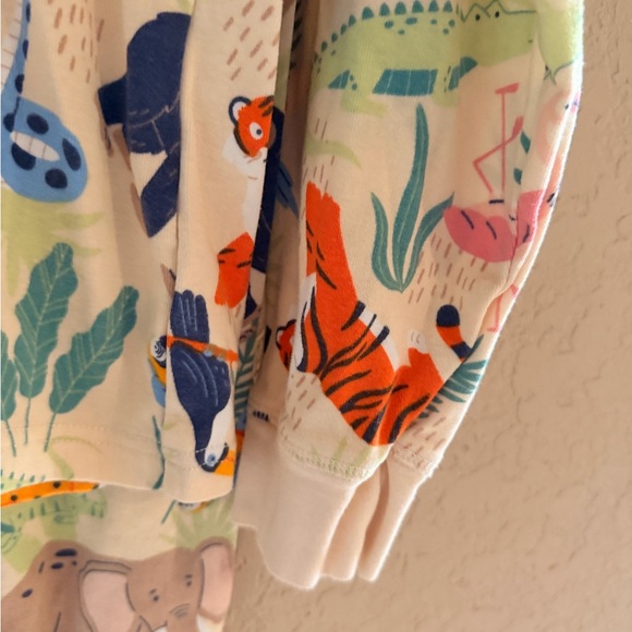 Landry's Rainforest Jungle Animal Print Pajamas Cotton Sleepwear - Picture 4 of 11